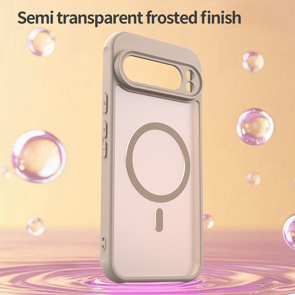 Capa MagSafe para Google Pixel 10 Pro XL, Techsuit, HaloFrost II, Dourada