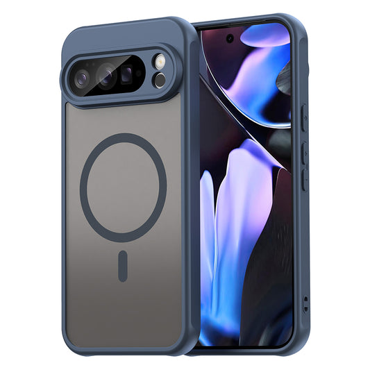 Capa MagSafe para Google Pixel 10 Pro XL, Techsuit, HaloFrost II, Azul Marinho