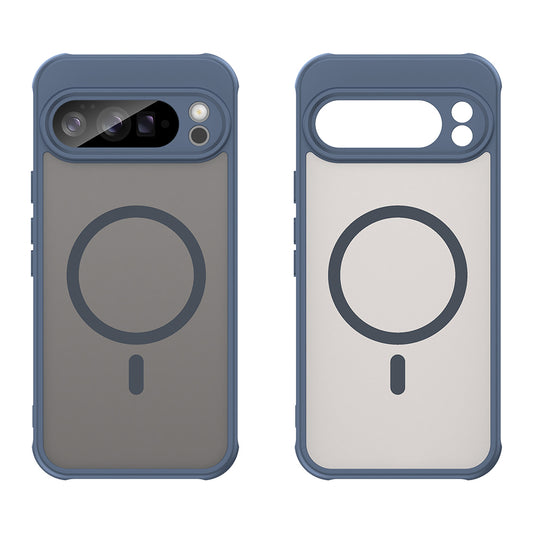 Capa MagSafe para Google Pixel 10 Pro XL, Techsuit, HaloFrost II, Azul Marinho