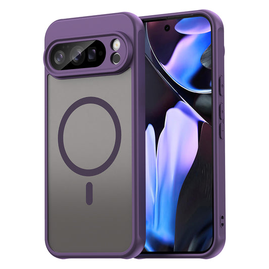Capa MagSafe para Google Pixel 10 Pro XL, Techsuit, HaloFrost II, Roxo