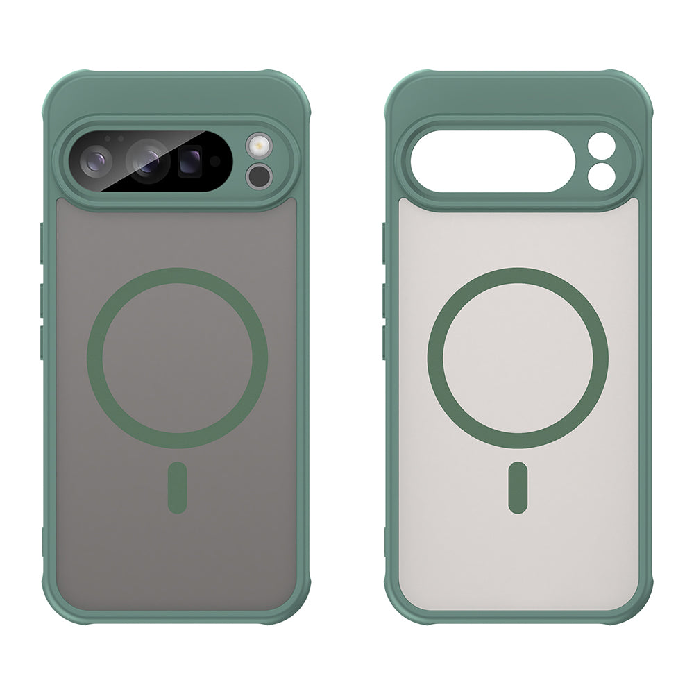 Capa MagSafe para Google Pixel 10 Pro XL, Techsuit, HaloFrost II, Verde