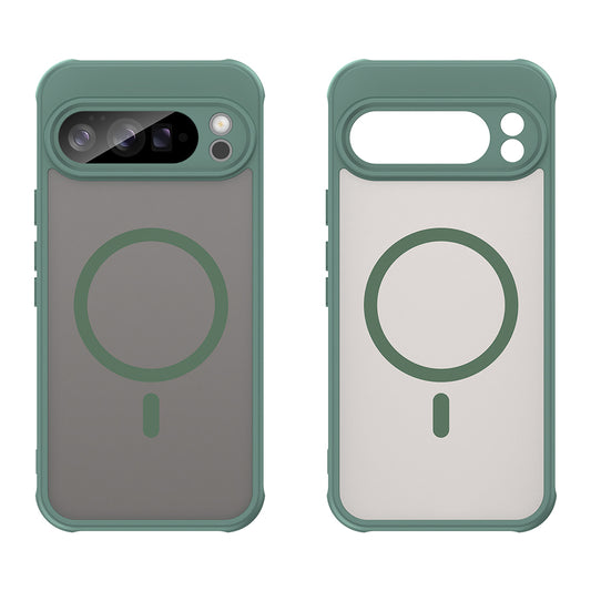 Capa MagSafe para Google Pixel 10 Pro XL, Techsuit, HaloFrost II, Verde