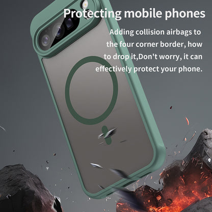 Capa MagSafe para Google Pixel 10 Pro XL, Techsuit, HaloFrost II, Verde