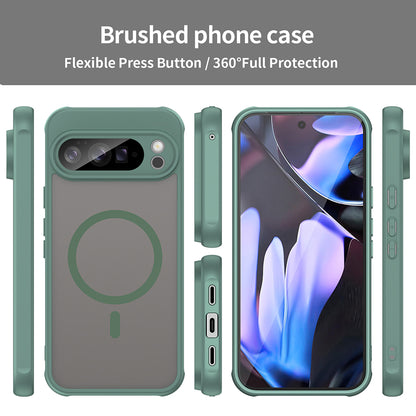 Capa MagSafe para Google Pixel 10 Pro XL, Techsuit, HaloFrost II, Verde