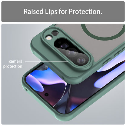 Capa MagSafe para Google Pixel 10 Pro XL, Techsuit, HaloFrost II, Verde