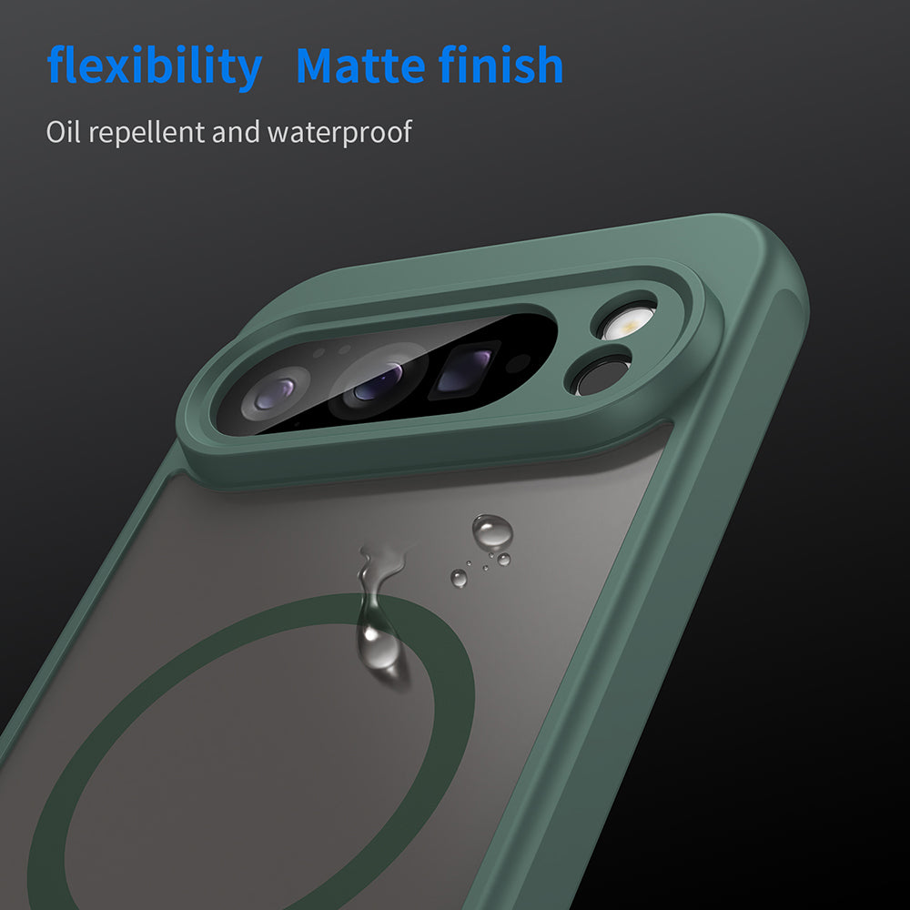 Capa MagSafe para Google Pixel 10 Pro XL, Techsuit, HaloFrost II, Verde