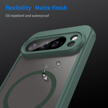 Capa MagSafe para Google Pixel 10 Pro XL, Techsuit, HaloFrost II, Verde