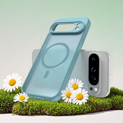 Capa MagSafe para Google Pixel 10 Pro XL, Techsuit, HaloFrost II, Verde Claro