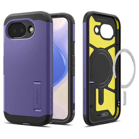 Capa MagSafe para Google Pixel 10a, Spigen, Tough Armor, Roxo ACS11281