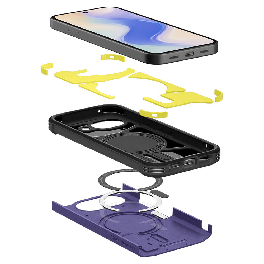 Capa MagSafe para Google Pixel 10a, Spigen, Tough Armor, Roxo ACS11281