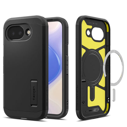 MagSafe Case for Google Pixel 10a, Spigen, Tough Armor, Black ACS11280