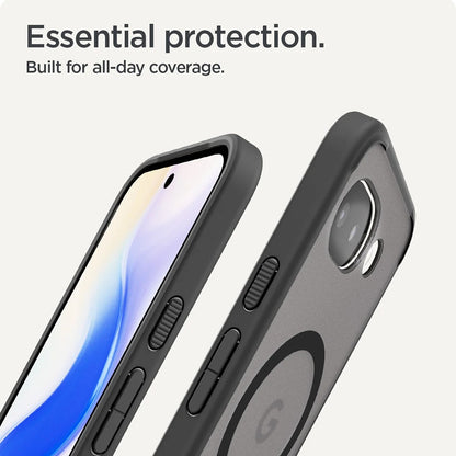 Capa MagSafe para Google Pixel 10a, Spigen, Ultra Hybrid, Preta Acetinada ACS11278