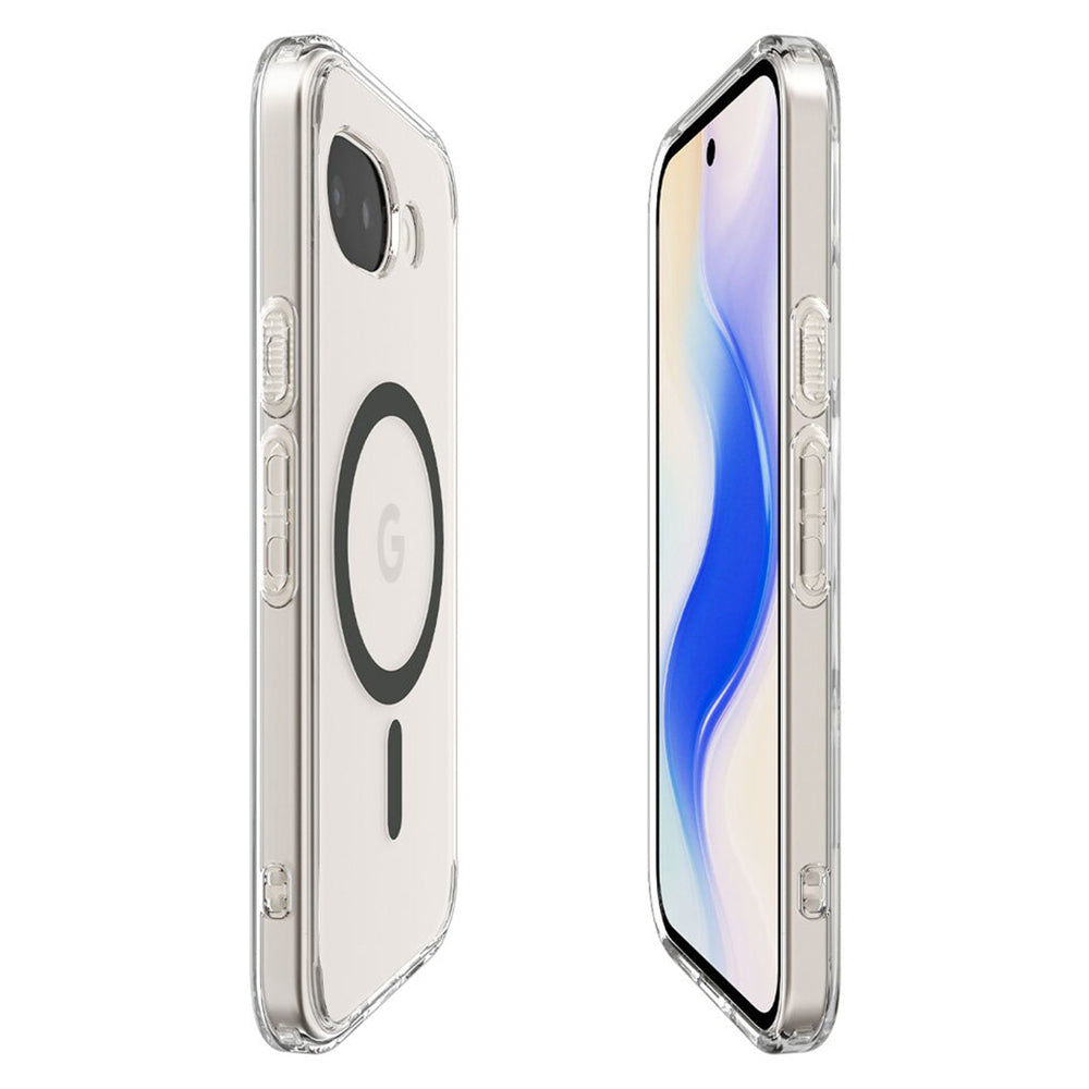 Capa MagSafe para Google Pixel 10a, Spigen, Ultra Hybrid, Transparente Cinza ACS11277