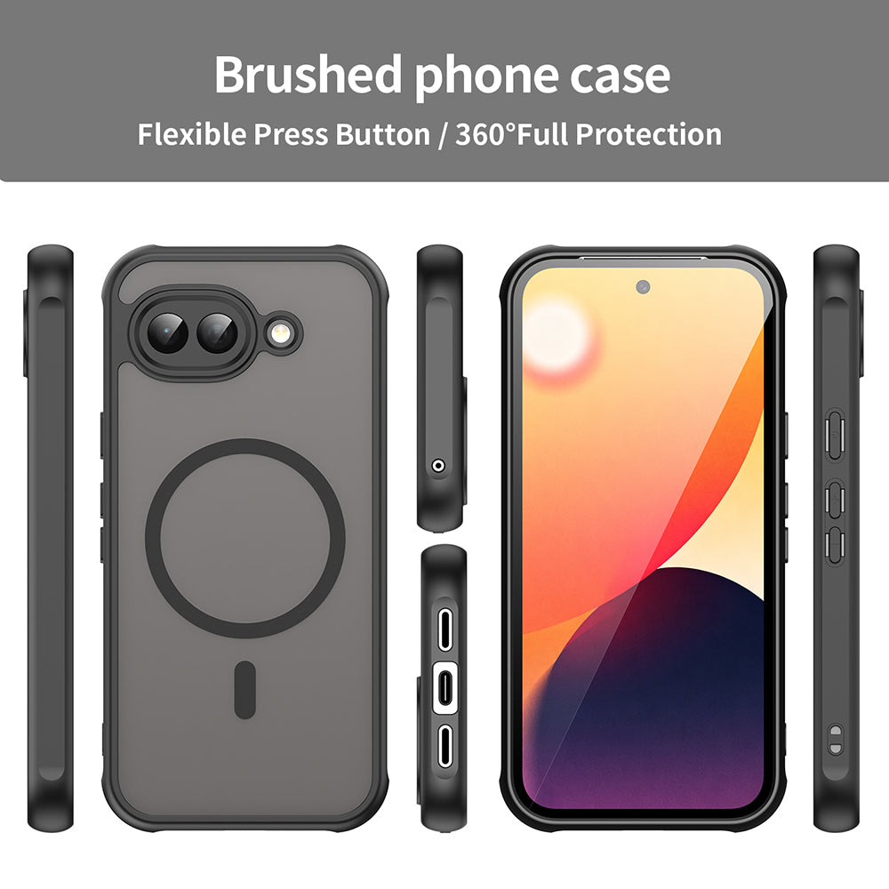 Capa MagSafe para Google Pixel 10a, Techsuit, HaloFrost II, Preta