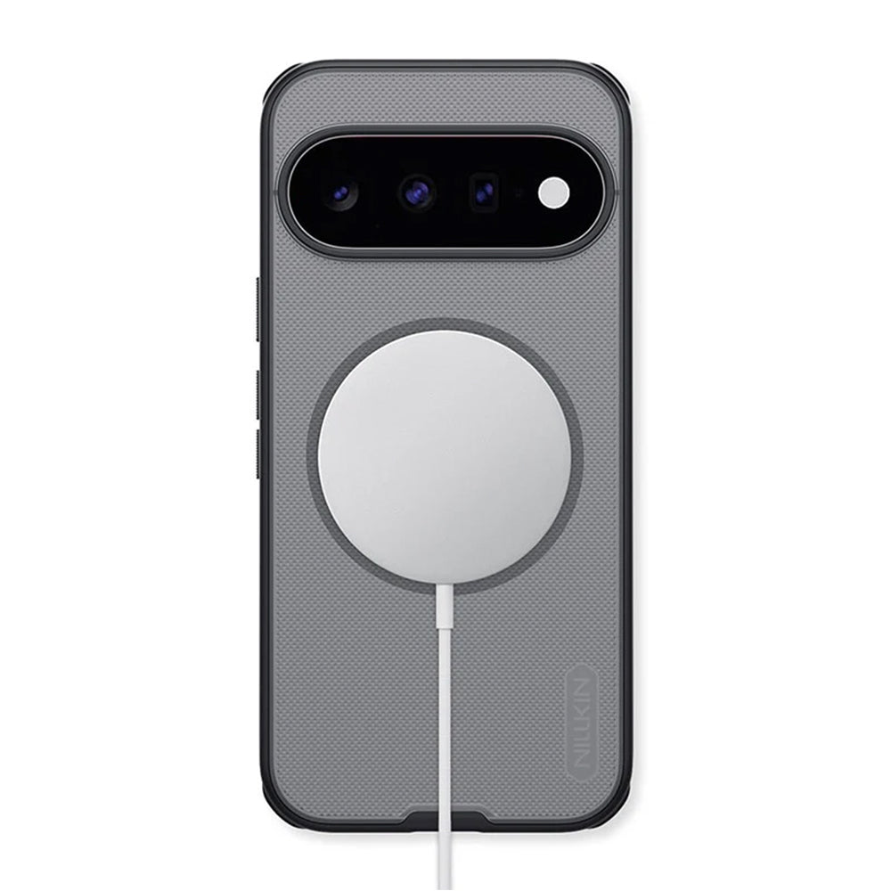 Capa MagSafe para Google Pixel 11, Nillkin, Super Shield Pro, Preta Transparente Acetinada