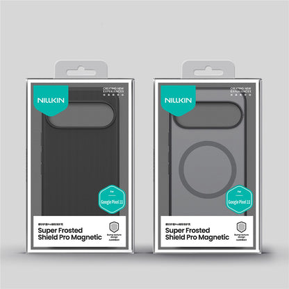 Capa MagSafe para Google Pixel 11, Nillkin, Super Shield Pro, Preta Transparente Acetinada