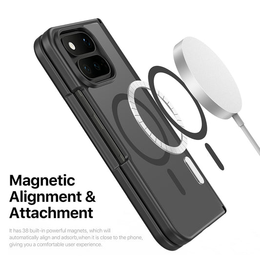 Capa MagSafe para Google Pixel 11 Pro Fold, DUX DUCIS, Yind, Rosa Claro
