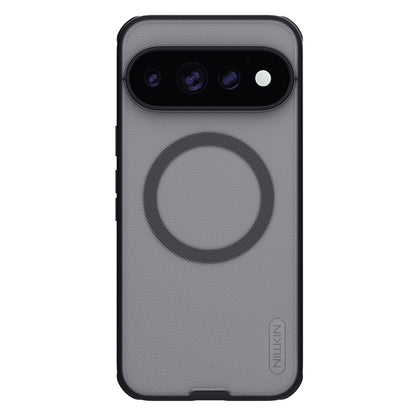 Capa MagSafe para Google Pixel 11 Pro, Nillkin, Super Shield Pro, Preta Transparente Acetinada