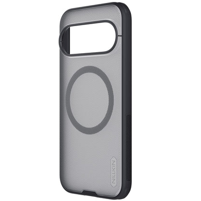 Capa MagSafe para Google Pixel 11 Pro, Nillkin, Super Shield Pro, Preta Transparente Acetinada