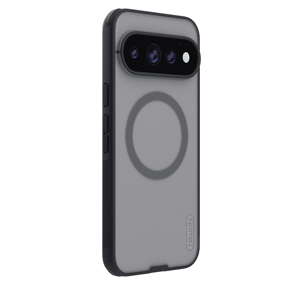 Capa MagSafe para Google Pixel 11 Pro, Nillkin, Super Shield Pro, Preta Transparente Acetinada