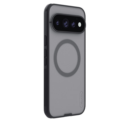 Capa MagSafe para Google Pixel 11 Pro, Nillkin, Super Shield Pro, Preta Transparente Acetinada