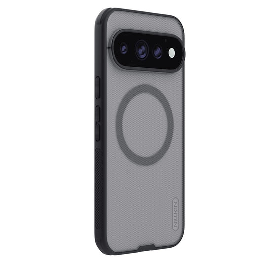 Capa MagSafe para Google Pixel 11 Pro, Nillkin, Super Shield Pro, Preta Transparente Acetinada