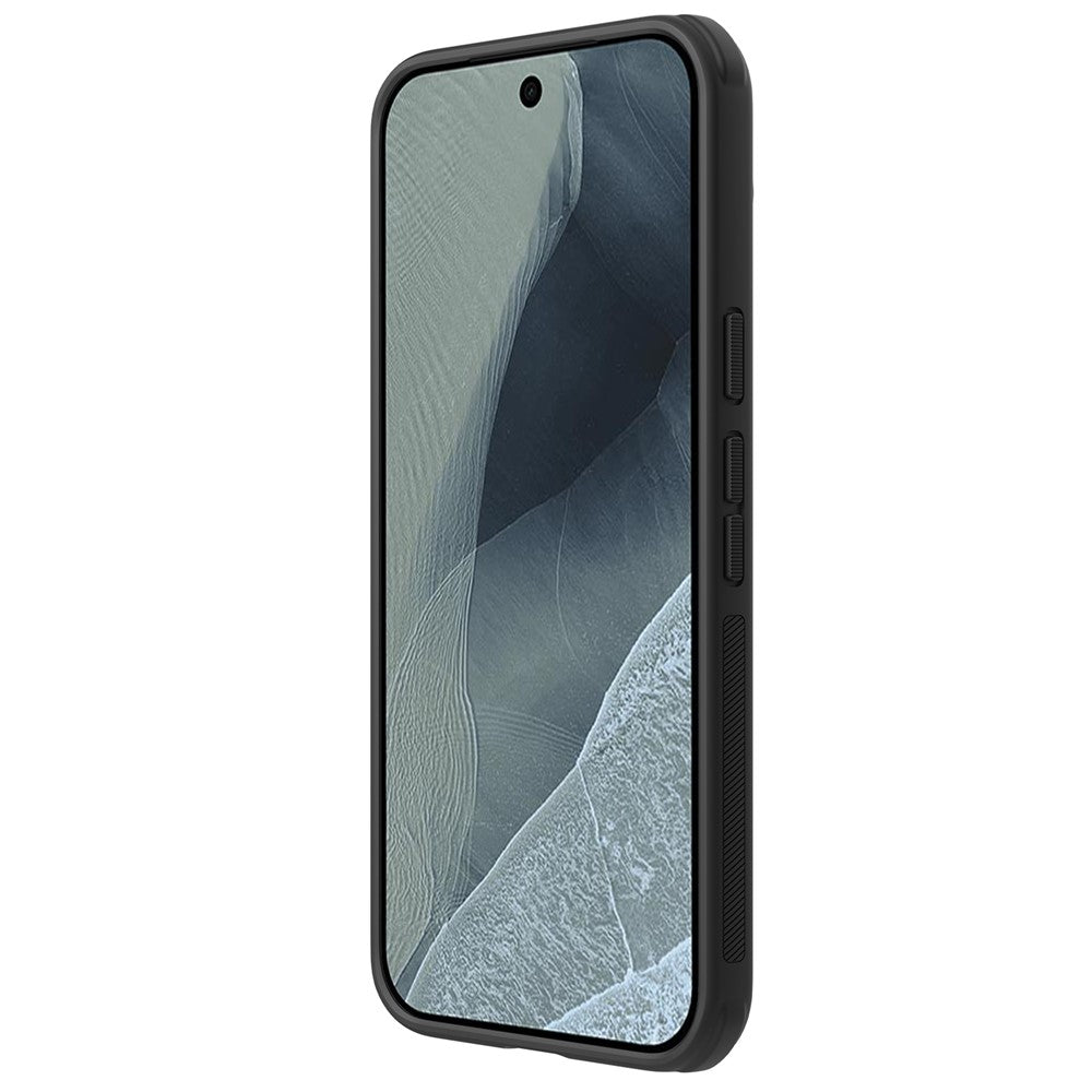 Capa MagSafe para Google Pixel 11 Pro, Nillkin, Super Shield Pro, Preta Transparente Acetinada