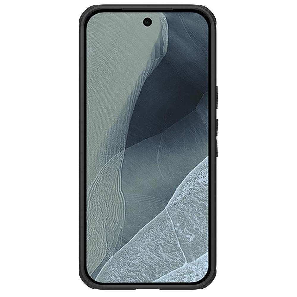 Capa MagSafe para Google Pixel 11 Pro, Nillkin, Super Shield Pro, Preta Transparente Acetinada