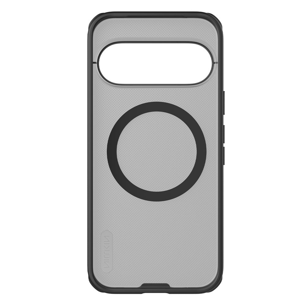 Capa MagSafe para Google Pixel 11 Pro, Nillkin, Super Shield Pro, Preta Transparente Acetinada
