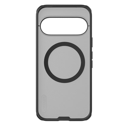 Capa MagSafe para Google Pixel 11 Pro, Nillkin, Super Shield Pro, Preta Transparente Acetinada