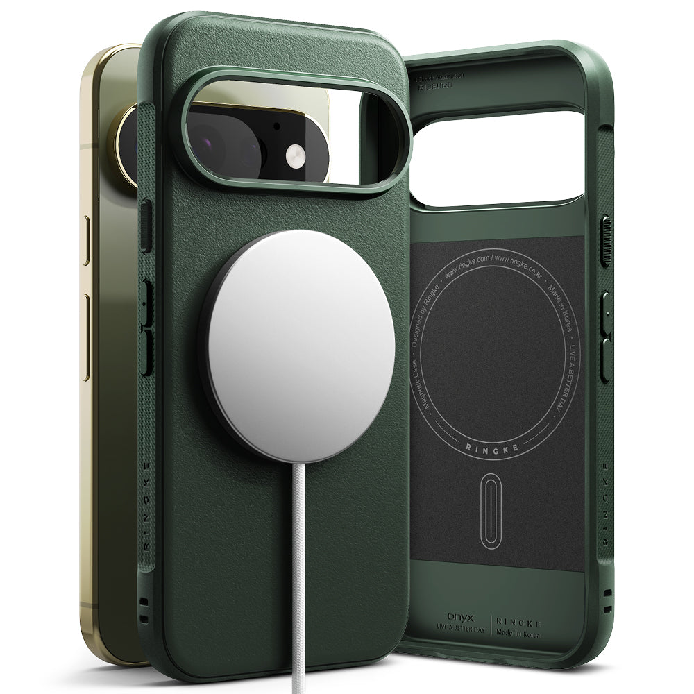 Capa MagSafe para Google Pixel 11 Pro, Ringke, Ônix, Verde Escuro