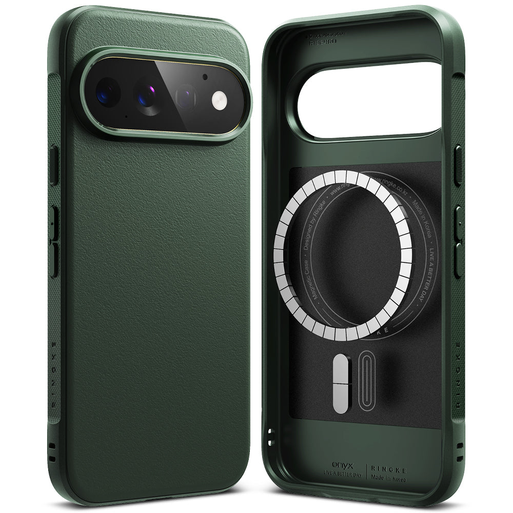Capa MagSafe para Google Pixel 11 Pro, Ringke, Ônix, Verde Escuro