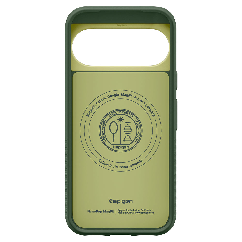 Capa MagSafe para Google Pixel 11 Pro, Spigen, Caseology Nano Pop, Verde ACS11436
