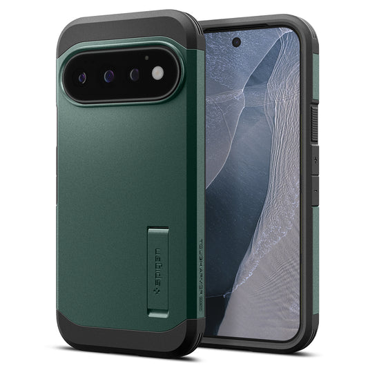 Capa MagSafe para Google Pixel 11 Pro, Spigen, Tough Armor, Verde ACS11859