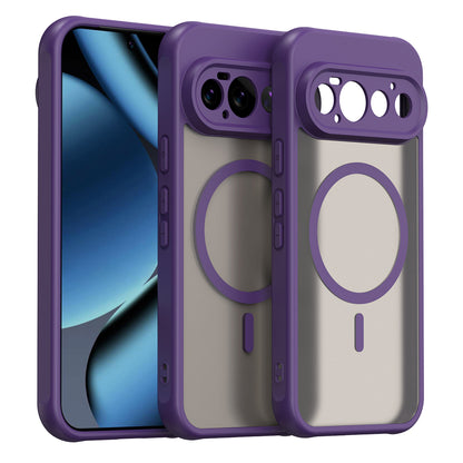 Capa MagSafe para Google Pixel 11 Pro, Techsuit, HaloFrost II, Roxo