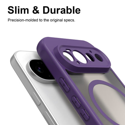 Capa MagSafe para Google Pixel 11 Pro, Techsuit, HaloFrost II, Roxo