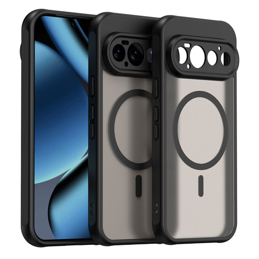 Capa MagSafe para Google Pixel 11 Pro, Techsuit, HaloFrost II, Preta