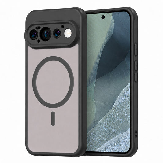 Capa MagSafe para Google Pixel 11 Pro, Techsuit, HaloFrost II, Preta