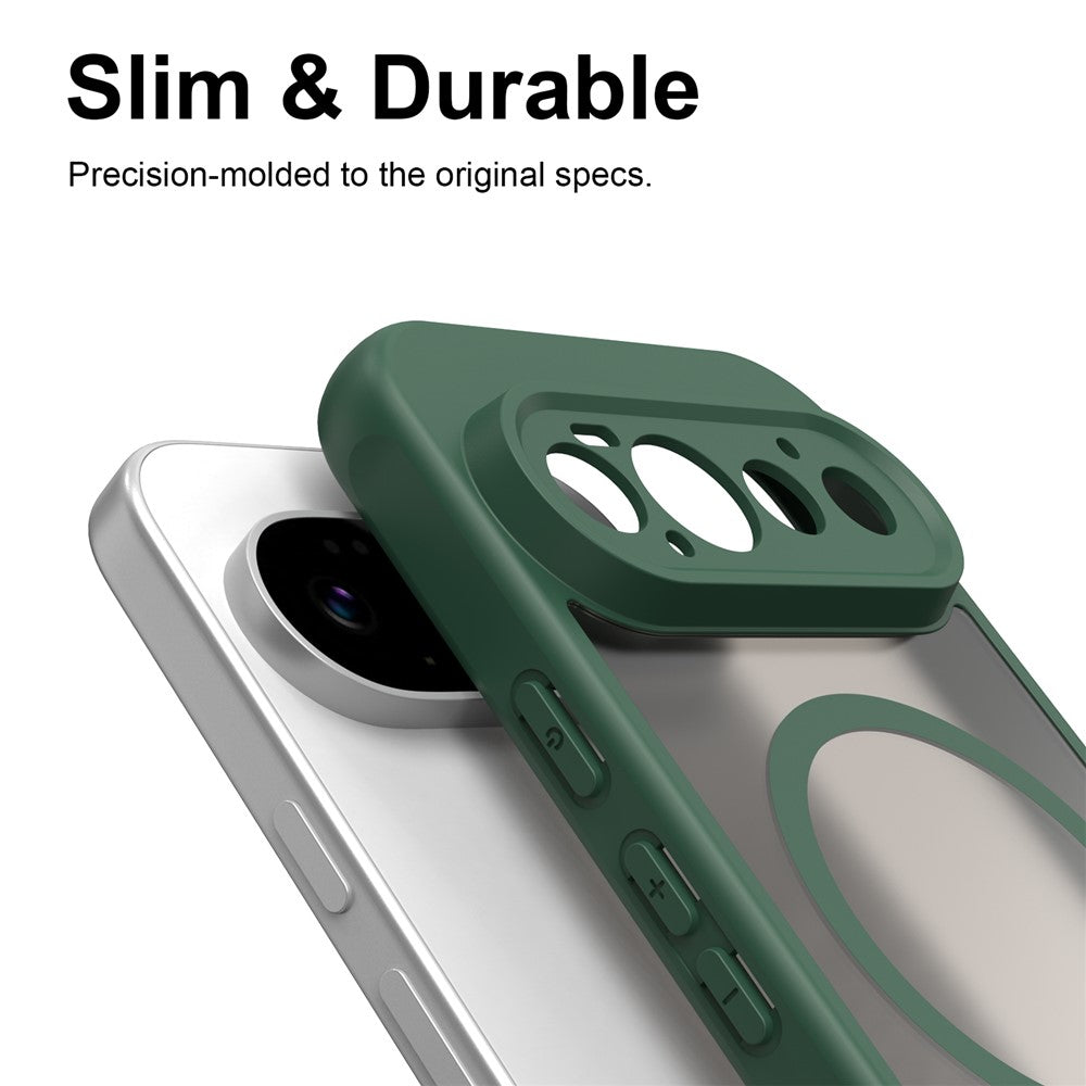 Capa MagSafe para Google Pixel 11 Pro, Techsuit, HaloFrost II, Verde