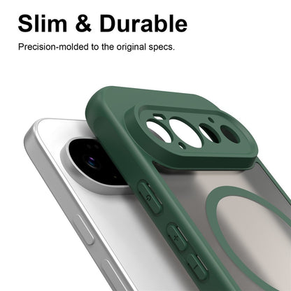 Capa MagSafe para Google Pixel 11 Pro, Techsuit, HaloFrost II, Verde