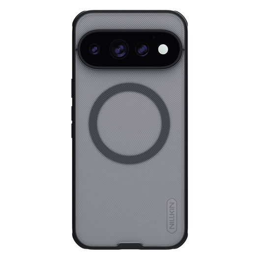 Capa MagSafe para Google Pixel 11 Pro XL, Nillkin, Super Shield Pro, Preta Transparente Acetinada