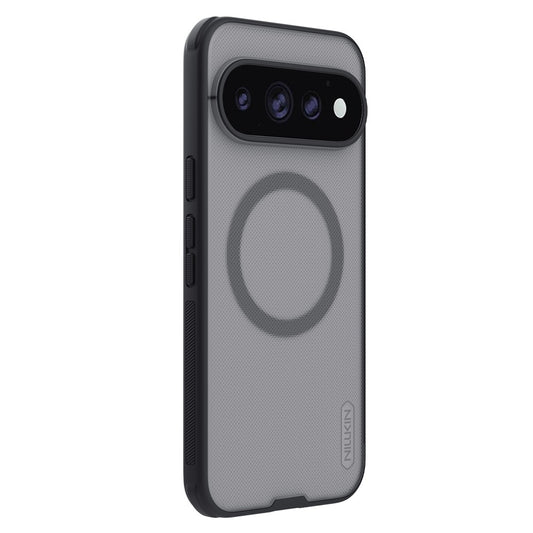 Capa MagSafe para Google Pixel 11 Pro XL, Nillkin, Super Shield Pro, Preta Transparente Acetinada