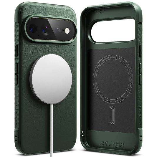 Capa MagSafe para Google Pixel 11 Pro XL, Ringke, Ônix, Verde Escuro