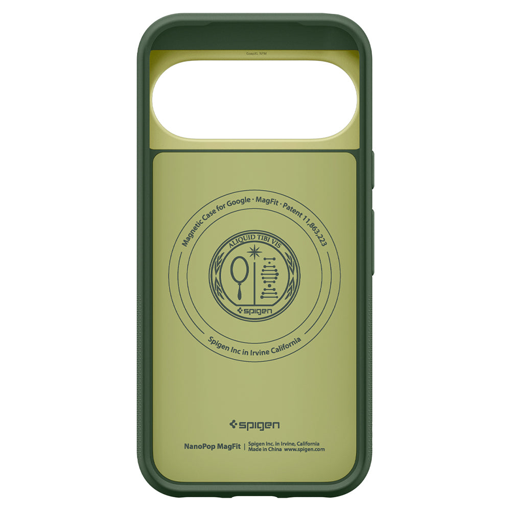 Capa MagSafe para Google Pixel 11 Pro XL, Spigen, Caseology Nano Pop, Verde ACS11456