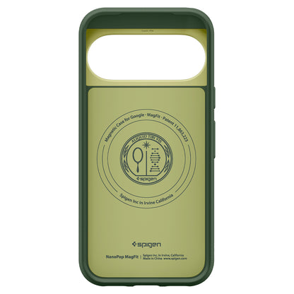 Capa MagSafe para Google Pixel 11 Pro XL, Spigen, Caseology Nano Pop, Verde ACS11456