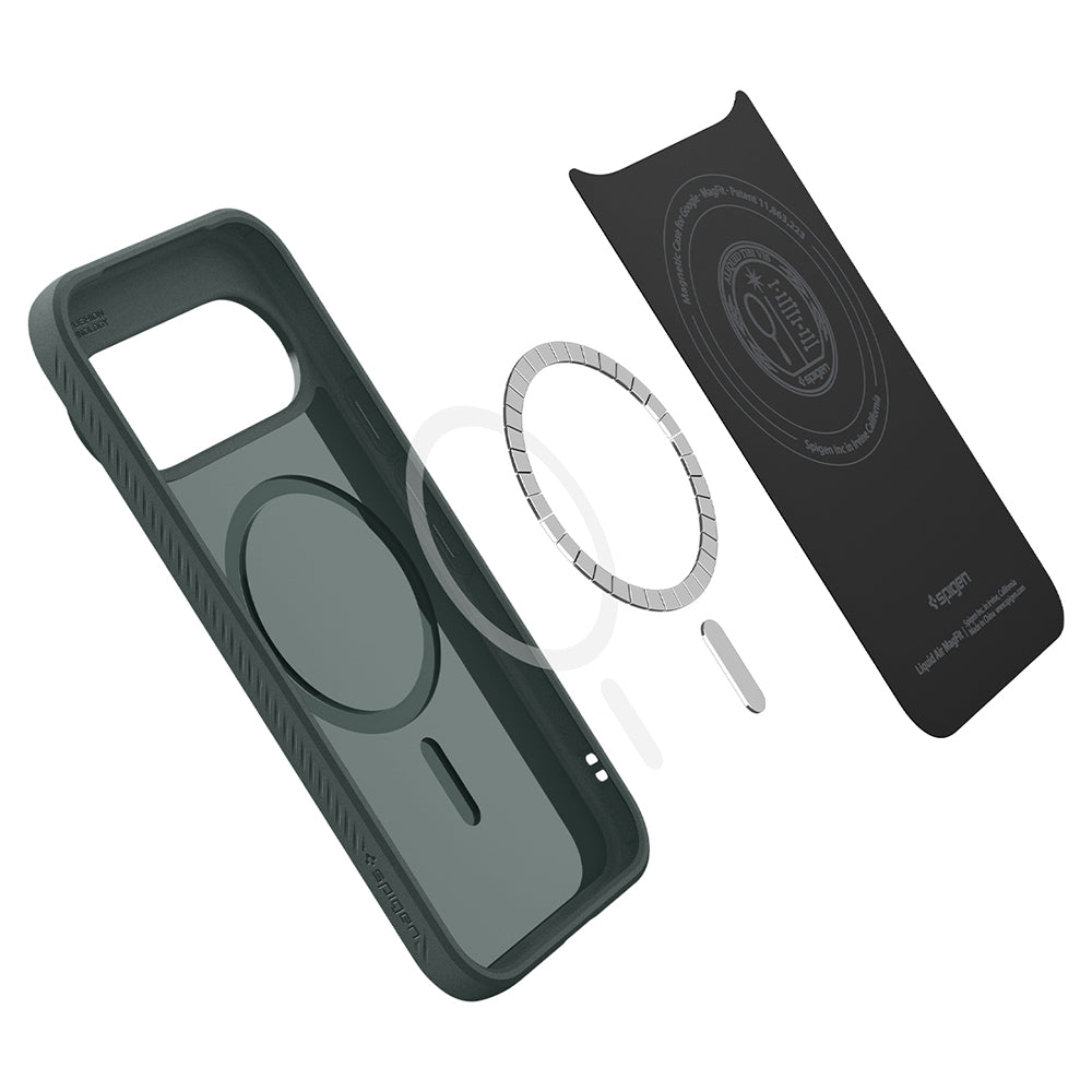 Capa MagSafe para Google Pixel 11 Pro XL, Spigen, Liquid Air, Verde ACS11863