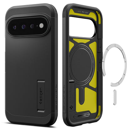 Capa MagSafe para Google Pixel 11 Pro XL, Spigen, Tough Armor, Preta ACS11453