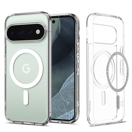 Capa MagSafe para Google Pixel 11 Pro XL, Spigen, Ultra Hybrid, Transparente Branca ACS11451