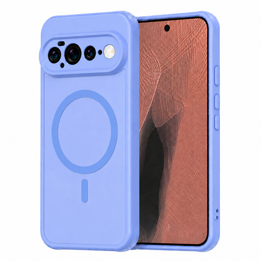 Capa MagSafe para Google Pixel 11 Pro XL, Techsuit, HaloFrost II, Azul