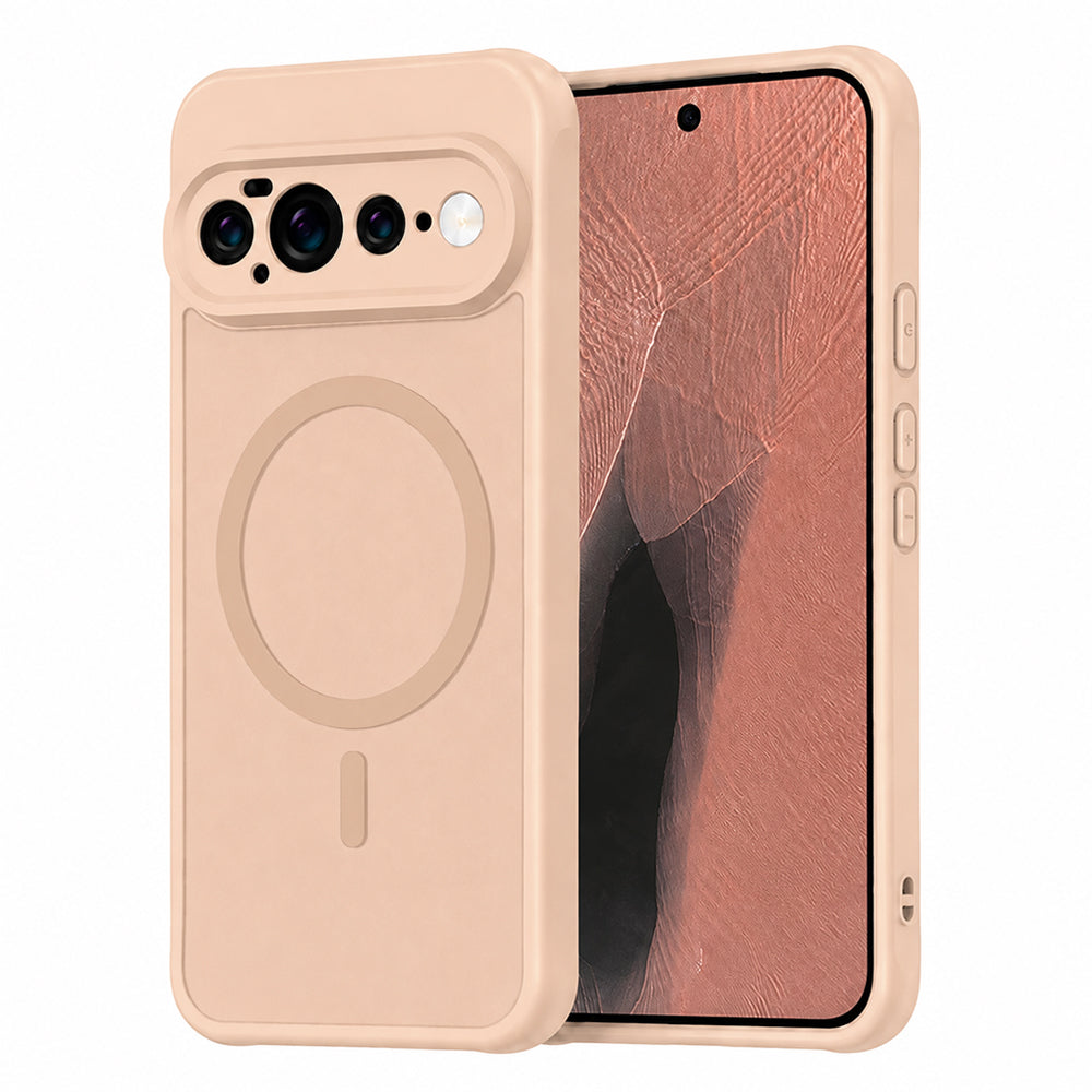 Capa MagSafe para Google Pixel 11 Pro XL, Techsuit, HaloFrost II, Dourada